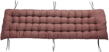 Topstylehouse, 1 cuscino reclinabile in morbido cotone, per divano e sedia a sdraio, comodo cuscino schienale antiscivolo, lavabile, facile da pulire, marrone, 48 x 120 cm