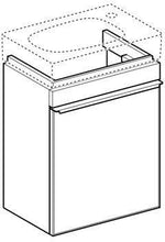 Geberit Citterio Lavamano lavabo Mobiletto Vanity 500555JJJ1, 44x55.4x31.6 cm, 1 Anta - 500.555.JJ.1