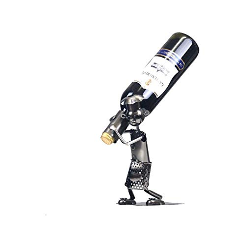 Porta Bottiglie da Vino Portabottiglie per Vino Ferro Wine Rack carattere Titolare del vino dell'attrezzo tavolo del vino del metallo dell'artigianato della decorazione della casa Ristorante Scaffale