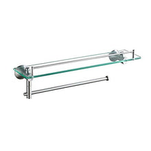 DNSJB mensole da bagno in Vetro, 304 Parete in Acciaio Inox Bagno Rack di stoccaggio in Vetro Cosmetici Telaio a Specchio monostrato Cornice Anteriore per Bagno mensola da Bagno in Vetro