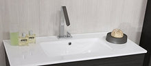 Mobile Arredo Bagno ISA cm 100 Bianco wengè o larice con lavabo in Ceramica sospeso Mobili