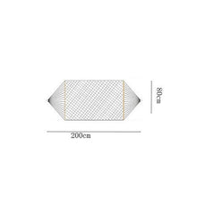 TUONABT Cozy Portable Garden Outdoor Hammock, Corda di Nylon Camping Hammock Anti-ribaltamento Mesh Amaca