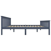 SKM Giroletto con 2 Cassetti Grigio in Massello di Pino 160x200 cm (36.55kg)