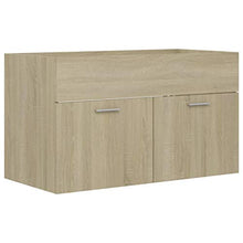vidaXL Set Mobili da Bagno 2 pz Rovere Sonoma in Truciolato
