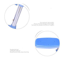 XD Sgabello da Bagno in Lega di Alluminio Ispessimento Sedia da Bagno Vecchio Uomo Doccia Sgabello da Bagno Sgabello da Bagno Sedia Donna Incinta da Bagno con Sgabello in PE Blu e Schienale