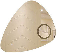 DIELUNY Specchio da toeletta Specchio per Il Trucco, Lampada a LED Intelligente Specchio da Bagno per Montaggio a Parete Interruttore sensore tattile Specchio cosmetico Specchio di Bellezza