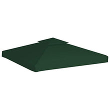 Ausla Copertura Superiore per Gazebo 3x3 m Ricambio Copertura Gazebo,Telo Impermeabile Ricambio per Gazebo 310g/m² (Non Include Il Telaio del Gazebo) -Verde