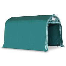 vidaXL Tenda Garage Capanno Tendone Gazebo Padiglione Telone Tendostruttura Tenda Esterno Giardino Ricovero Ripostiglio in PVC Verde