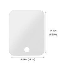 Luxshiny Specchio da Doccia Antiappannamento Specchio da Barba Bagno Senza Nebbia Specchio per Il Trucco Specchio Cosmetico per La Decorazione Della Camera da Letto 17. 3Cmx13. 2 Cm