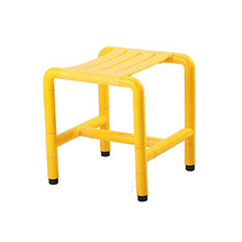 AYHa Bagno Sgabello in acciaio inox anti-Slip di sicurezza anti-corrosione anti-ruggine Anziani Bagno Doccia Chair mobili da bagno,Giallo,425mm