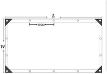 GONGSI Tarpaulin in PVC Impermeabile, Telo Resistente con Occhielli, Foglio di Tela Spessa per Tenda da Tenda da Tenda da Esterno da Patio da Esterno, 50 Dimensioni (Colore : Clear, Size : 1.6x9m)