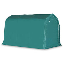 vidaXL Tenda Garage Capanno Tendone Gazebo Padiglione Telone Tendostruttura Tenda Esterno Giardino Ricovero Ripostiglio in PVC Verde