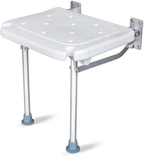 Sgabello Doccia Pieghevole doccia Sedile for doccia sgabello pieghevole Bagno Sedile a muro da bagno Sgabello antiscivolo fori Piedi di drenaggio della testa di acquazzone Slot for anziani anziani con