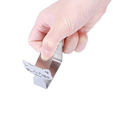ZONGMIC - Set di 8 mollette per tovaglia in acciaio inox, per feste o pic-nic (Cat-8 pezzi)