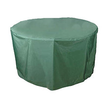 Amusingtao, copertura per mobili da esterni, copertura rotonda per tavolo da giardino, antivento, impermeabile, per mobili da esterni, grande copertura