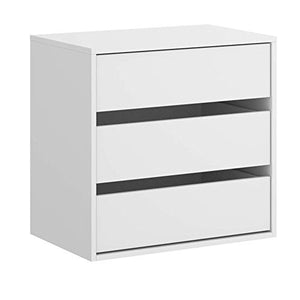 Homekit - Cassettiera per interni, 60 x 60 x 45 cm, colore: bianco
