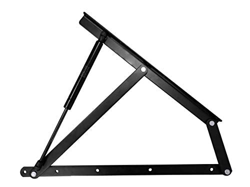 Meccanismo completo di Molle a Gas per Letto Contenitore, Forza 1000 N, Nero, Matrimoniale