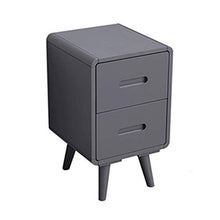 Comodino Comodini Stretta Camera Comodino con Due cassetti Piccolo Comodino contemporanea (Color : Gray, Size : 60x38x36cm)