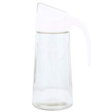 Dispenser di olio senza gocciolamento Auto Flip Glass Condimento per insalata Bottiglia Condimento per olio Contenitori per olio da cucina per olio Manico antigoccia per la cottura della cu(bianca)