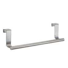 TankMR mensola da bagno con doppio portasciugamani da parete in acciaio inox antiruggine, 23 cm