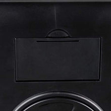 Relaxdays Specchio Trucco con Luce LED, con Base da Tavolo, Specchietto con Illuminazione, HLP: 28,5x17x12 cm, nero