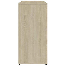 XHCP Credenza, Comodino, Comodino, cassettiera per la casa Soggiorno Camera da Letto Bianco Lucido 80x36x75 cm truciolare