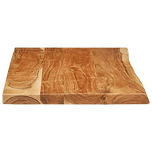 vidaXL Legno Massello di Acacia Piano per Lavabo Bagno Ripiano per Lavello Rustico Mensola per Lavandino Accessori per Bagno 118x55x3,8 cm