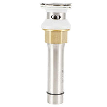 Oumefar Facile Installazione Rubinetto per lavabo Pulsante per lavabo Lavello per(D Type 304 Bounce Hole Drainer LQ-5393)