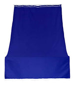 Tenda da Sole da Esterno per Balcone in Tessuto Resistente Misura cm 200x295 in 100% Poliestere con Anelli Dis. 5 Blu