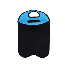TOPBATHY Portabottiglie Isolante in Neoprene per Birra Acqua Lattina Custodia per Tote Custodia per 2Bottles Borsa Termica per Neonati per Picnic di Viaggio (750 Ml Azzurro)
