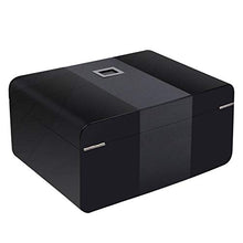 YUTRD ZCJUX 2-Layers Cigar Cabinet con igrometro e umidificatore Black Classic umidificatori for Club Home Page Cigar Box