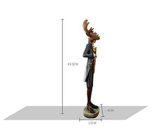 ZYLE Elk Ornamenti, American Home Crafts, Adatto a Salone TV Gabinetto Governo del Vino, 29x10x11cm