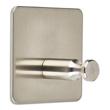 4 Pezzi Ganci per Asciugamani Autoadesivi ARIA II, Max. 3 Kg, senza Foratura, Acciaio Inox, per Cucina e Bagno Ganci da Parete Gancio per Stoviglie Gancio Portasciugamani Ganci da Cucina di SO-TECH®