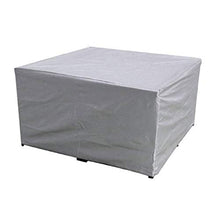 JYSSH Fodere per Mobili da Giardino Copridivano da Esterno Resistente con Coulisse Tavoli da Patio Rettangolari Coperture di Protezione per Sedie Argento,200 * 160 * 80cm