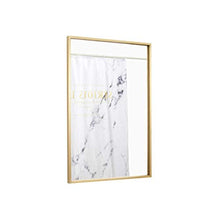 IG Specchi per Specchi per Specchi da Parete per Soiorno Semplice Rettangolare Fine Side Nordic Brass Bedroom Dressing Specchio Specchio Bagno Washroom Specchio Vanity Specchio,80 * 80 Cm,80 * 80 Cm