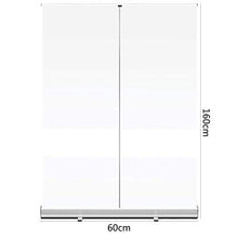 Sneezé guardia per contatore / 31x71in Schermi trasparenti Schermate Sneestanding Sneeze Guard Partition Schermate Roll Up Sneeze Guard Ideale per palestre Strons Barbers Bar / con sacchetto di stocca
