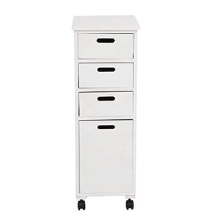 Armadio laterale stretto, armadio con cucitura armadio laterale armadio in legno massello Porta aperta e cassettiera armadio a clip cucina soggiorno camera da letto letto armadio stretto salva spazio