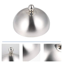 Cabilock Bistecca in Acciaio Inox Copertura del Cibo con Manico Copertura della Cupola del Cibo Cupola di Fusione del Formaggio Coperchio per Cottura a Vapore Coperchio per Imbastitura