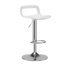 Zfggd sgabello da bar, Sedia da Casa, Sedia Schienale for Casa, Sgabello Alto (60-80cm) (Color : White, Size : 41cm)