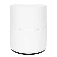 Attrezzatura Comodino Wghz Scaffale Rotondo a 2 Ripiani Comodini Comodino Comodino Mobile Contenitore con 2 cassetti Contenitore per Ufficio Bagno Cucina Soggiorno Camera da Letto
