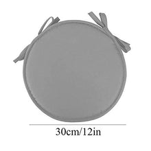 eewopjkj Cuscini Rotondi per Sedia da Pranzo Confezione da 2 con Lacci Cuscini per sedili universali Cuscini da Esterno per Interni Cucina da Giardino-Navy 30x30cm (12x12in)