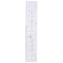 Mendler Serie Vintage portabottiglie HWC-C54 Legno paulonia 120x22x5cm Bianco