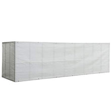WYYUE per Giardino Esterni/Balconi Recinzione Copertura Balcone Protezione della Privacy Schermo HDPE, Impermeabile, Protezione da Raggi Frangivista Schermi Divisori Bianca,90 * 500cm