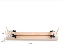 Namvo Wood Paracord Jig Braccialetto Braccialetto Maker Strumento Fai da Te per intrecciare Il Cavo del Paracadute Intreccio con matasse Fibbie libere 35 cm