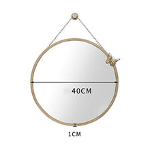 Specchio da Trucco Specchio Ingranditore Nordic Bathroom Specchio, specchio appeso - grande oro circolare a parete Specchio - Specchio da toilette - Abbigliamento Specchio - specchio da rasatura, Bagn