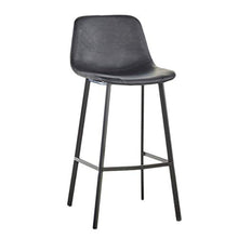 Sgabello da bar LF Fashion Creative Bar Chair Home Schienale Seggiolone girevole Sgabello alto per la colazione Ristorante Lift Sgabello Semplicità (Colore: Nero, Dimensioni: 75cm)