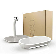 WYLILZI-Home Specchi da Tavolo Specchi da Bagno Specchio Trucco 2 in 1 Lampada da Tavolo USB Ricaricabile Lampada a LED Rimovibile Touch Screen 360 ° Design Split Girevole Specchi