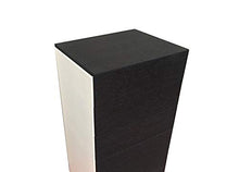 D.G.M. Srl Settimanale Cassettiera comò Verticale Duo con 6 cassetti, Legno con Finitura Wengé e Bianco, L.55 x P.45 x H.110 cm