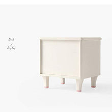 FAPROL Comodino Cameretta Bimba Comodini in Legno con Cassetti Comodini Bianchi per Camerette Maniglia A Prua Comodino Piccolo