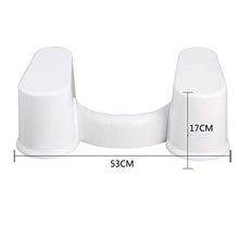 CHENJIAO Squatting Sgabello Slip Igienici Piede Stool Potty Sgabello Squat Sgabello Crouch Hole Artefatto Squat Igienici Sgabello Piccole Dimensioni for Kid (Color : White)